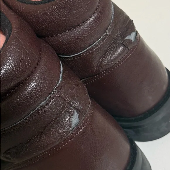 Tomy Lama Mens Briar Pitstop TW2006 Brown Leather Waterproof Work Boots 6.5 EE - Picture 3 of 8